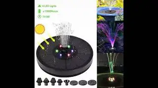 LED Light Water Fountain
