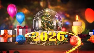 Новогоднее волшебство - футаж, заставка, интро 2026