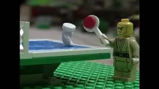 Lego table tennis match