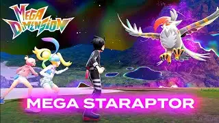 Mega Staraptor Boss Fight | Pokemon Legends Z-A - MEGA DIMENSION DLC Gameplay