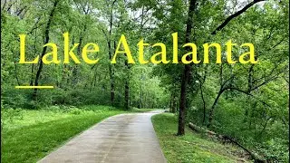 What to do in Northwest Arkansas | walk around Lake Atalanta in Rogers with The Railyard Bike Park