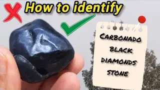 How to Identify Carbonado Black Diamond at Home (Easy & Accurate Test)