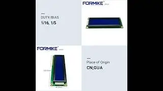 16x2 Character COB LCD Display of WC1602M8SGW6B