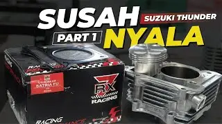 MOTOR INI SECARA KESELURUHAN AMAN SENTOSA TAPI KO SUSAH BUAT NYALA YA?! | SUZUKI THUNDER SUSAH NYALA