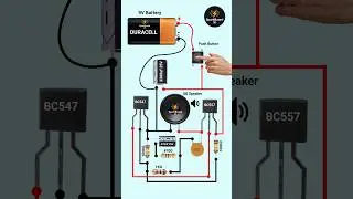 Bird Sound Doorbell Circuit | Birds chirping circuit #diy #circuitdiagram