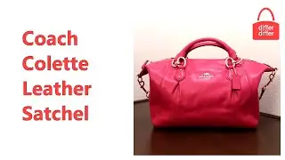 Coach Colette Leather Satchel 33806