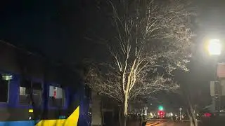 CDTX 8304 Cabcar 704 Gold Runner South - E, Amtrak Station. Railroad Crossing, Lodi CA