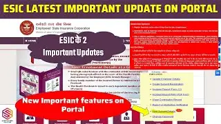 ESIC Latest Update on Portal 2021 | How to download esic sub code details | Insurance number