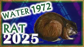 Rat Horoscope 2025 |❤| Water Rat 1972 | February 15, 1972 to February 2, 1973