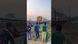 Railfan Gang Capturing Emu Local #shorts