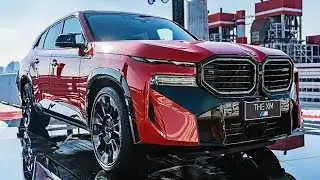BMW XM 2023 года &mdash; гибридный супервнедорожник цвета &laquo;Торонто-красный&raquo;