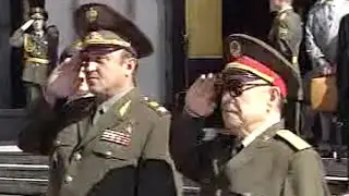 China visit Russia 1996 Anthem of China and Russia [Defence Minister State Visit] with Pavel Grachev