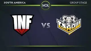 Infamous vs T Show.Rising Game 1 - MDL Changsha SA Qualifier: Group A - @NomadCasts @MoFarahDota