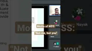 Motto of NSS @nssmcemotihari #nssmcemotihari