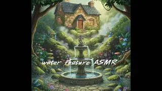 Water sound relaxing mini fountain ASMR calming for focus or sleep 