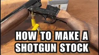 Handmade Black Walnut Shotgun Stock - Woodworking