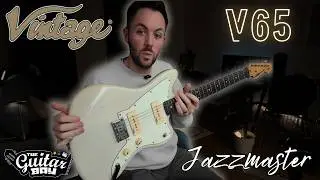 Vintage Icon Series P90 V65 - Jazzmaster - Finally a simplified J shaped - The Guitar Bay
