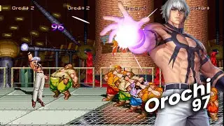 OROCHI VS SLICE | MUSTAPHA X KOF | ULTRA HARD GAMEPLAY #cadillacsanddinosaurs  #openbor #kof #arcade