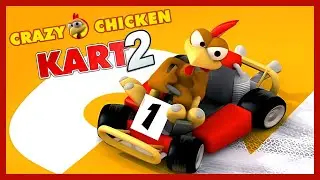 Crazy Chicken Kart 2 FULL GAME Longplay / Moorhuhn Kart 2 (PC, PS5, Switch)