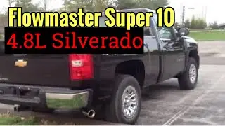 2010 Chevy Silverado 4.8L Flowmaster Super 10 exhaust start