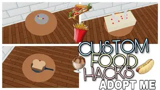 5 Custom FOOD HACKS 2 🍕🍟 | ADOPT ME - Building Hacks