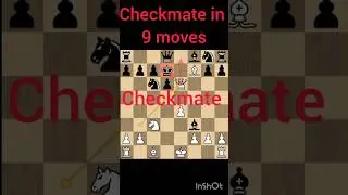 #9-Move Checkmate | You Can&rsquo;t Stop This Attack 😈 ! #chesstricks ! #chesstrap ! @ProfessorChessYT