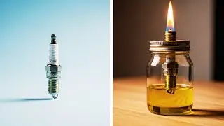 Don&rsquo;t Throw Away Old Spark Plugs - Easy DIY Oil Lamp Idea