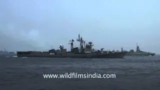 INS Ranvir, a Rajput-class destroyers built for the Indian Navy