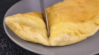 Easy breakfast. Fluffy omelette with only 2 eggs