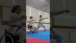 Para-Karate 🥋 #karate #martialarts #shotokan #disability #training