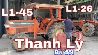 Bán thanh lý bộ đôi kubota L1-45 và L1-26 máy cực kỳ chất 