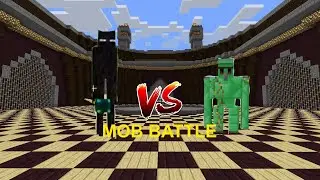 Ender Lord VS Emerald Golem -Minecraft Mob Battle - Mods