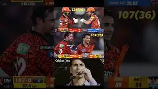 🔥 SRH Powerplay Storm 😱 | 125 in 6 Overs vs 107 in 6 Overs | Head & Abhishek Ka T20 Blast 💥 #ipl