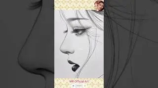 Easy face draw 👧🏻👈🏻 || pls like and comment ||🙏🏻😔 #shorts #art #drawing