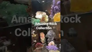 Amazing Rock Collection on Display #Geode #Rocks #minerals #crystals