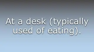 What does Al desko mean?