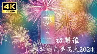 初開催！【おおいた夢花火】ミュージックシンクロ花火2本立て。約8分間「夢」の世界へ誘います