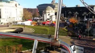 Birmingham Centenary Square from the ferris wheel