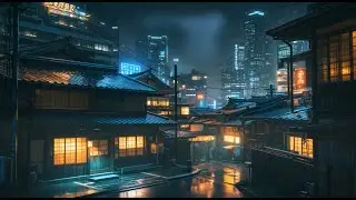 Neon Rain Lofi Radio 🌆 Chill Beats for Late Night Focus | LIVE 24/7