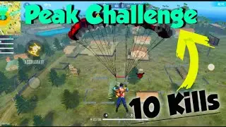 Free Fire | Peak Challenge | 4 Vs 4 | 10 Kills #Freefire #peakchallenge #challenge #4vs4