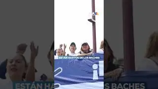 &iexcl;Hartos de los baches! Protesta vecinal en el Perif&eacute;rico de Naucalpan 🚧