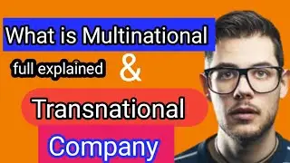 What is multinational and transnational company?