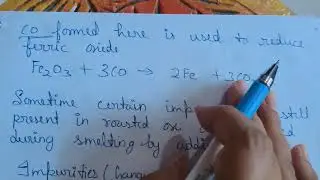 Extraction 4#Reduction of ore#Chemistry#HSBTE#Diploma#Polytechnic