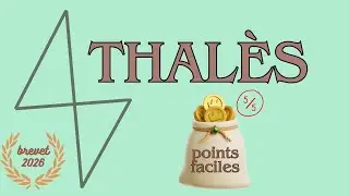 Révisions brevet 2026 - A quoi sert le théorème de Thalès ? - 3ème