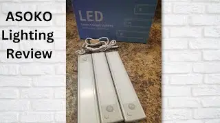 ASOKO Lighting under cabinet motion sensor light review