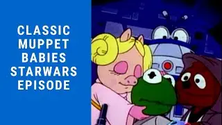 1980s cartoon - Muppet babies - Starwars episode