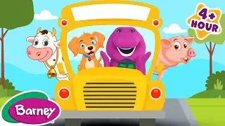 Wheels on the Bus, Old Macdonald, London Bridge + MORE | Barney the Dinosaur