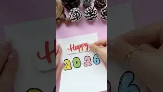 DIY Happy New Year 2026 Pop-Up Card ✨