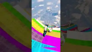 Dangerous Sky Stunt #youtubeshorts #gta5