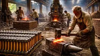 Manufacturing Process of Hammer in Small Factory || Forging of Hammer